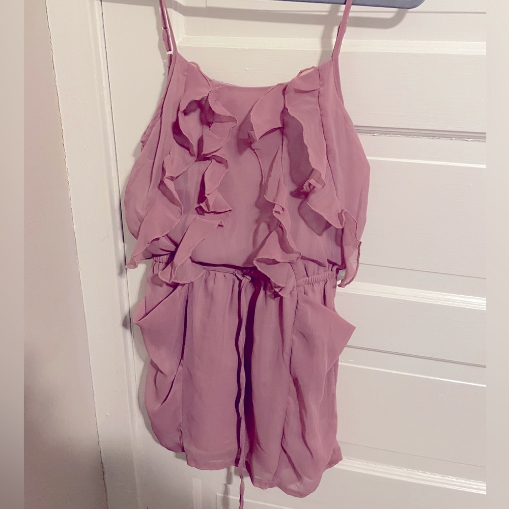 Mauve mini dress by YA Los Angeles